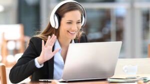 Job interview on zoom